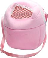 🐾 breathable outgoing bag with shoulder strap for hedgehog, sugar glider, chinchilla, guinea pig, squirrel - wontee pet carrier bag logo