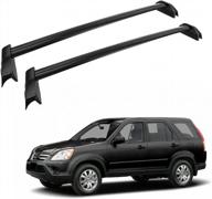 alavente roof rack cross bars compatible for honda crv 2002 2003 2004 2005 2006, luggage roof rails for honda crv 02-06 side rails logo