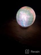 img 1 attached to 3D Galaxy Ball Moon Lamp - 16 Colors Moonlight Globe Luna Night Light With Stand Remote & Touch Control Night Light Bedroom Decor For Kids Girls Boys Women Gifts (Moon-2) review by Black Miller
