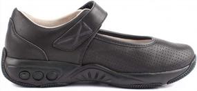 img 2 attached to Therafit Women'S Valentina Mary Jane Shoe: Adjustable For Plantar Fasciitis/Foot Pain Relief