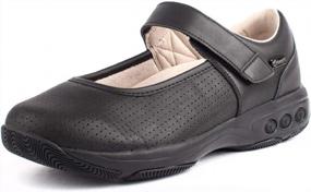 img 4 attached to Therafit Women'S Valentina Mary Jane Shoe: Adjustable For Plantar Fasciitis/Foot Pain Relief