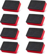 🧽 8pcs clay bar sponge: fine grade auto detailing and magic car pad block cleaning tool логотип