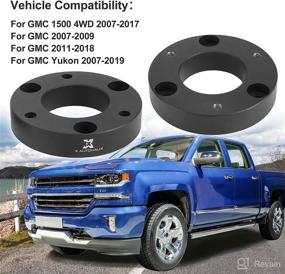 img 3 attached to 🔧 2-inch Front Strut Spacer Suspension Lift Kit for Silverado 1500 and GMC 1500 2WD 4WD (2007-2019) - X AUTOHAUX