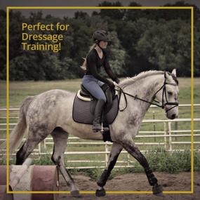 img 2 attached to Pro-K 3D Air-Mesh Horse Boots For Dressage: Lightweight And Durable Leg Protection For Performance Sports