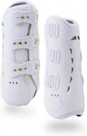 pro-k 3d air-mesh horse boots for dressage: lightweight and durable leg protection for performance sports logo