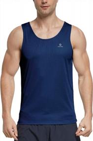 img 1 attached to Майка Quick-Dry Mesh Gym Tank Top для мужчин - OGEENIER Спортивная рубашка без рукавов Muscle Tee For Workouts