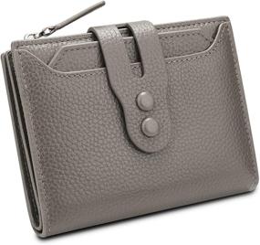 img 3 attached to YALUXE Womens Blocking Compact Leather Women's Handbags & Wallets for Wallets