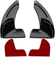 enhance your driving experience with black accessories kit for dodge challenger and other models (2pcs) logo