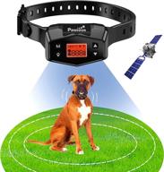 🐾 pawious wireless pet containment system - gps dog fence training collar, rechargeable, 1000-yard radius, shock collar for medium and large dogs logo