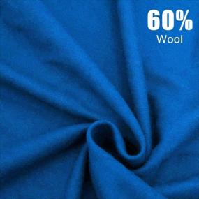img 3 attached to HaxTON Wool Billiard Pool Felt Cloth - Vibrant Colors For 7/8/9 Ft Pool Tables