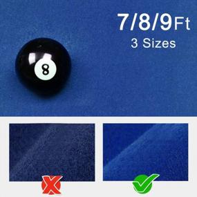 img 1 attached to HaxTON Wool Billiard Pool Felt Cloth - Vibrant Colors For 7/8/9 Ft Pool Tables