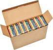 get creative with madisi crayons: 150 bulk packs of regular size, 4 vibrant colors and 600 counts! logo