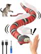 interactive electric snake toy for indoor cats - realistic smart sensing simulation with infrared induction & obstacle avoidance functionality - feeko cat toy for enriching playtime logo