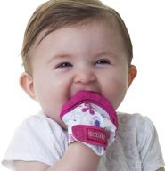 nuby soothing teething mitten hygienic baby care logo