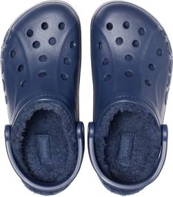 img 1 attached to 👞 Luxurious Lined Crocs Unisex Slippers: Perfect Men's Shoes