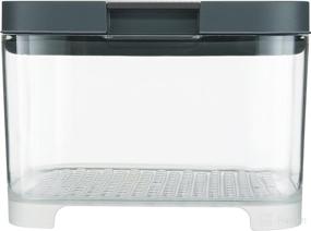 img 4 attached to 🥬 Rubbermaid FreshWorks Countertop Food Storage Produce Saver - Keep Your Produce Fresh with Rubbermaid - 2031845 (Clear/Grey)