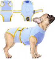 post-surgery recovery suit for dogs: snuggly alternative to e-collars, neuter surgisuit vest for male and female pets recovering from abdominal wounds, anti-licking bodysuits for post-op pet care logo
