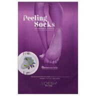 voesh voesh exfoliating peeling socks logo