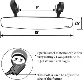 img 1 attached to SHEJISI Aluminum Material Adjustable Compatible Motorcycle & Powersports