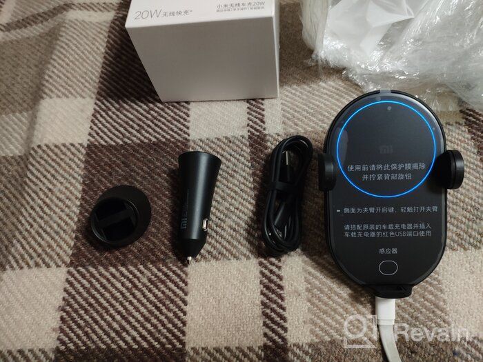 img 1 attached to Xiaomi Wireless Car Charger 20W Black Wireless Charger Holder review by Hideo Kawae ᠌