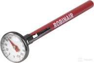 🌡️ robinair 10597 1-inch dial thermometer, range 0°f to 220°f logo