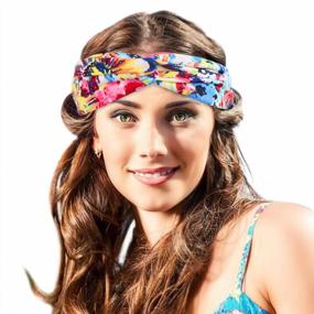 img 2 attached to Boho Headbands For Women - OCATO 8 Pack Of Criss Cross Floral Style Elastic Head Wraps, Ideal For Everyday Wear, Yoga, Workouts, Running, Athletics And Perfect Gift For Teenage Girls And Women