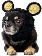 🐻 adorable zoo snoods black bear dog costume - comfy ear wrap hood for pets! логотип