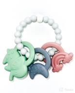 novababies multi texture teething silicone included logo