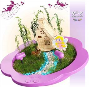 img 4 attached to Light-Up Fairy Garden Kit For Kids - Craft & Grow Your Own Indoor Gardening - Gift For Girls & Boys : Includes Everything For Planting A DIY Magical Enchanted Gardens - Fun STEM Crafts