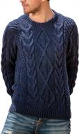 mens alpaca crewneck sweater | gamboa mens fashion pullover logo