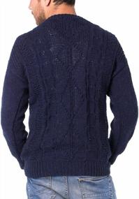 img 2 attached to Mens Alpaca Crewneck Sweater | Gamboa Mens Fashion Pullover