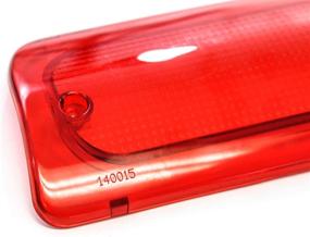 img 1 attached to 🔴 High-Quality Third Brake Light Lens for 1994-2004 Chevy GMC S10 Sonoma Regular & Crew Cab – Genuine RHA