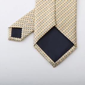 img 1 attached to Elevate Your Style With Epoint Classic Silk Checkered Necktie For Men