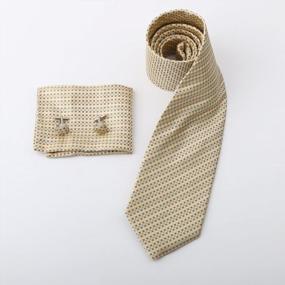 img 2 attached to Elevate Your Style With Epoint Classic Silk Checkered Necktie For Men