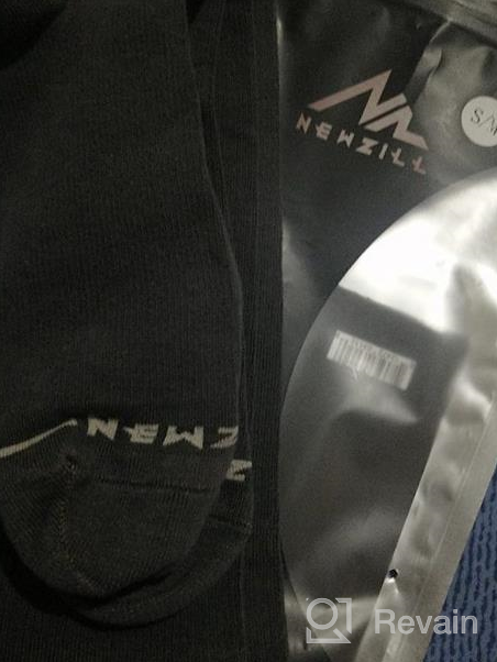 img 1 attached to NEWZILL Cotton Compression Dress Socks (15-20mmHg) for 🏃 Women & Men - Comfortable Stockings Ideal for Running review by Shawn Hodges