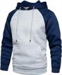 toloer men's casual solid color hoodies pullover for sports outwear and sweatshirts logo