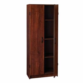 img 4 attached to ClosetMaid Pantry Cabinet Cupboard With 2 Doors Adjustable Shelves, Standing, Storage For Kitchen, Laundry Or Utility Room, Dark Cherry