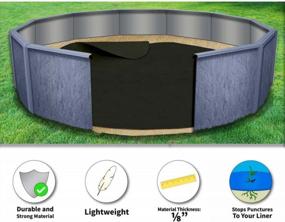 img 3 attached to Protect Your Above Ground Pool With Rhino Pad Liner Pad - Durable, Eco-Friendly & Easy To Install!