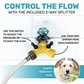 img 1 attached to Dog Fountain Water Fountain For Dogs Dog Sprinkler Dog Toys For Large Or Small Dog Bowl Alternative Pet Water Fountain Dog Drinking Fountain