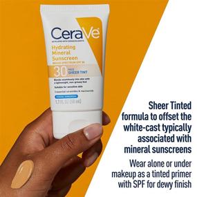 img 2 attached to 🌞 CeraVe Hydrating Mineral Titanium Sunscreen: Enhance Your Sun Protection