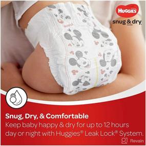 img 1 attached to 👶 HUGGIES Snug & Dry Diapers - 1 Month Supply, 210 Count (Packaging May Vary)