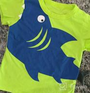 img 1 attached to JUNOAI Dinosaur Crewneck T Shirts - Boys' Toddler Clothing review by David Nelson