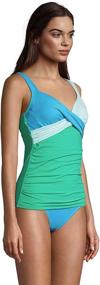 img 2 attached to Chlorine Resistant Underwire Swimwear & 👙 Cover Ups for Women by Lands End