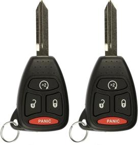 img 4 attached to 🚗 Convenient Pack of 2 KeylessOption Keyless Entry Remote Start Car Key Fob Replacement for KOBDT04A