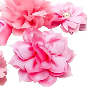 img 3 attached to 🎀 Adorable 12pcs Pet Show Dog Collar Bows and Flowers for Female Puppies, Cats, and Small-Medium Dogs - Perfect Collar Embellishment for Wedding, Parties, and Grooming
