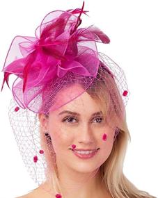 img 4 attached to Felizhouse Fascinators Headwear Kentucky Headpiece Women's Accessories ~ Special Occasion Accessories