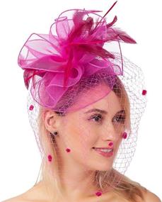 img 3 attached to Felizhouse Fascinators Headwear Kentucky Headpiece Women's Accessories ~ Special Occasion Accessories