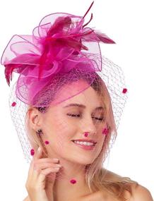 img 2 attached to Felizhouse Fascinators Headwear Kentucky Headpiece Women's Accessories ~ Special Occasion Accessories