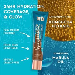 img 3 attached to Get Your Dream Hydrated & Glowy Skin With Urban Decay Hydromaniac Tinted Moisturizer - 24HR Coverage & Enriched With Kombucha Filtrate + Marula Oil