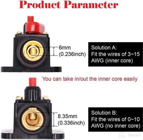 img 2 attached to ⚡ PowMr Reset 12V 30A Circuit Breaker Fuse - Audio Inline Fuse Holder for Car Audio, Stereo Switch, and Solar Inverter System - 2 Pack